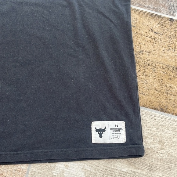 Under Armour Mens Gray Performance Tee Loose Fit Short Sleeve Small S Heat Gear - Picture 2 of 6